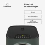 Klarstein Mobile Klimaanlage 12000 BTU WiFi Kühlen Entfeuchten Timer Fernbedienung – Bild 2
