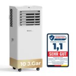 Premium Mobile Klimaanlage 9000 BTU Abluftschlauch leise Kühlen Entfeuchten Timer Fernbedienung