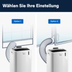 De'Longhi Mobile Klimaanlage leise Kühlen Entfeuchten Timer Fernbedienung – Bild 5