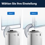 De'Longhi Mobile Klimaanlage Kühlen Entfeuchten Timer Fernbedienung – Bild 5