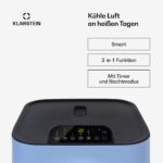 Klarstein Mobile Klimaanlage 12000 BTU WiFi leise Kühlen Entfeuchten Timer Fernbedienung – Bild 2