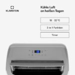 Klarstein Luftentfeuchter 30L Elektrisch Raumentfeuchter Automatik Leise Timer – Bild 2