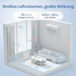 Newentor Luftentfeuchter 30L Elektrisch Raumentfeuchter Automatik Leise Timer – Bild 3