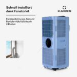 Klarstein Mobile Klimaanlage 12000 BTU WiFi leise Kühlen Entfeuchten Timer Fernbedienung – Bild 5
