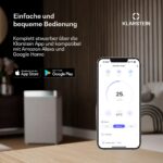 Klarstein Mobile Klimaanlage WiFi leise Kühlen Entfeuchten Timer Fernbedienung – Bild 4