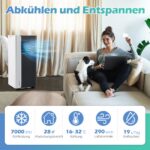COSTWAY Luftentfeuchter 30L Elektrisch Raumentfeuchter Automatik Leise Timer – Bild 2