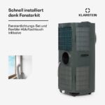 Klarstein Mobile Klimaanlage 12000 BTU WiFi Kühlen Entfeuchten Timer Fernbedienung – Bild 5