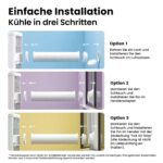 Comfee Mobile Klimaanlage 9000 BTU Abluftschlauch WiFi Kühlen Entfeuchten Timer Fernbedienung – Bild 8
