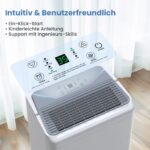Newentor Luftentfeuchter 30L Elektrisch Raumentfeuchter Automatik Leise Timer – Bild 7