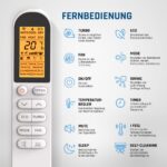 Danyon Split Klimaanlage 12000 BTU leise Kühlen Entfeuchten Timer Fernbedienung – Bild 8