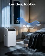 Premium Mobile Klimaanlage 12000 BTU Abluftschlauch leise Kühlen Entfeuchten Timer Fernbedienung – Bild 4