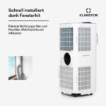 Klarstein Mobile Klimaanlage 12000 BTU WiFi leise Kühlen Entfeuchten Timer Fernbedienung – Bild 5