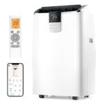 Temprium Mobile Klimaanlage 12000 BTU Abluftschlauch WiFi Kühlen Entfeuchten Timer Fernbedienung