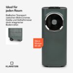Klarstein Mobile Klimaanlage 12000 BTU WiFi Kühlen Entfeuchten Timer Fernbedienung – Bild 4