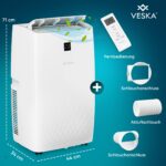 Premium Luftentfeuchter 30L Elektrisch Raumentfeuchter Automatik Leise Timer – Bild 9
