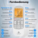 KESSER Split Klimaanlage 9000 BTU WiFi leise Kühlen Entfeuchten Timer Fernbedienung – Bild 8