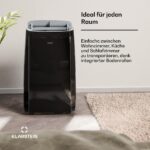 Klarstein Mobile Klimaanlage Abluftschlauch WiFi Kühlen Entfeuchten Timer Fernbedienung – Bild 2
