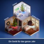 SUNTEC Mobile Klimaanlage 16000 BTU WiFi leise Kühlen Entfeuchten Timer Fernbedienung – Bild 4