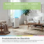 Comfee Mobile Klimaanlage 10000 BTU Kühlen Entfeuchten Timer Fernbedienung – Bild 3