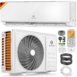 KESSER Split Klimaanlage 9000 BTU WiFi leise Kühlen Entfeuchten Timer Fernbedienung