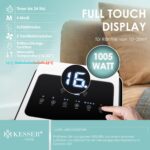 KESSER Luftentfeuchter 30L Elektrisch Raumentfeuchter Automatik Leise Timer – Bild 4