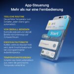 SUNTEC Mobile Klimaanlage 16000 BTU WiFi leise Kühlen Entfeuchten Timer Fernbedienung – Bild 3