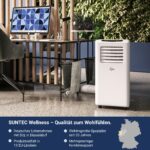SUNTEC Mobile Klimaanlage Abluftschlauch leise Kühlen Entfeuchten Timer Fernbedienung – Bild 5