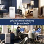 SUNTEC Mobile Klimaanlage Abluftschlauch leise Kühlen Entfeuchten Timer Fernbedienung – Bild 6